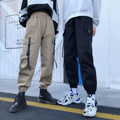 

Official Website 307 # Couples Athletic Pants Women's Korean-style Students Ulzzang Versatile INS Super Fire Hiphop Bib Overall