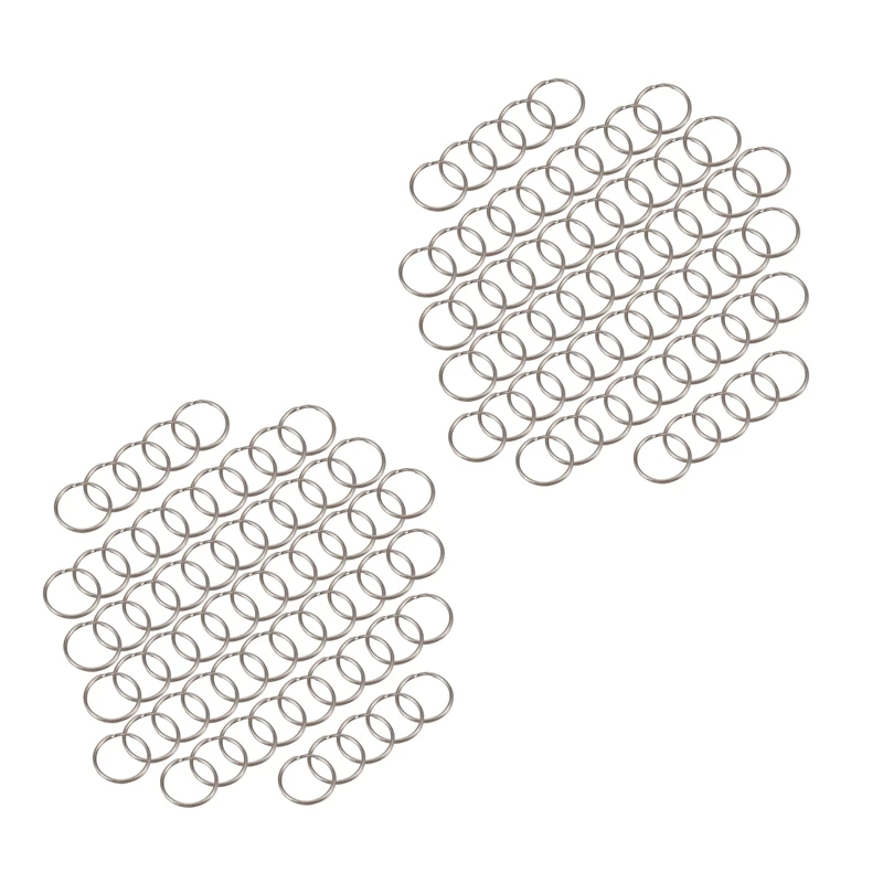 120 Pcs 20Mm Outside Dia Universal Split Key Rings Keychain Holders | Дом и сад