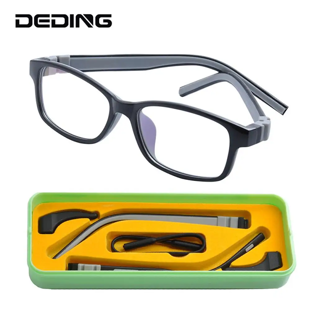Kids Eyeglasses Frame eyeglasses frames eyeglass frames 10-13 Years For Children 49mm-15mm 14G TR90&Silicon Frame/Temple Screwless