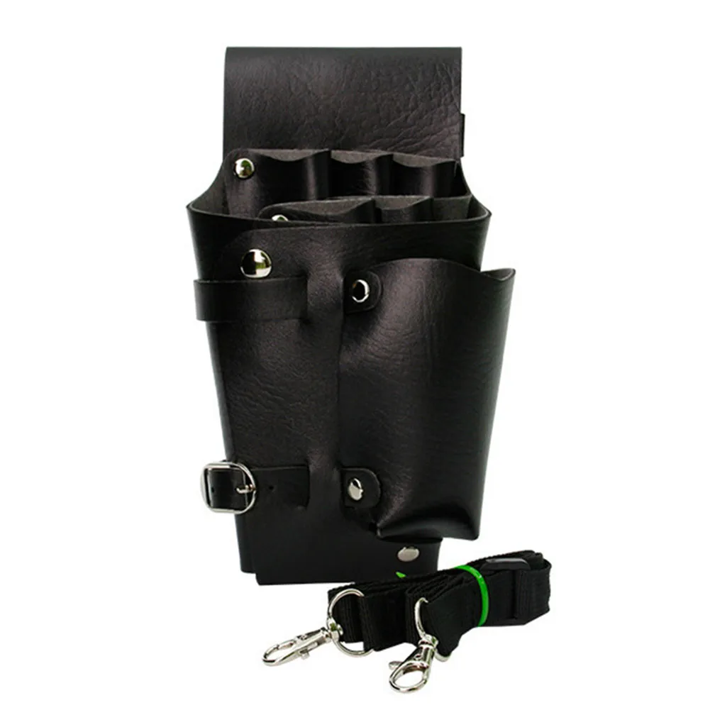 

Pouch Waist Pack Comb Tool Bag Case Belt Portable Hairdressing Storage Scissors Professional Hairpin Bottle Salon PU Leather