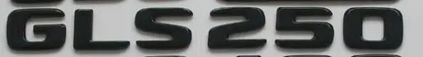 Gloss Black Глянцевый черный для GLE63s AMG V8 BITURBO значки-эмблемы для Mercedes W166 C292 - Цвет: Gloss Black