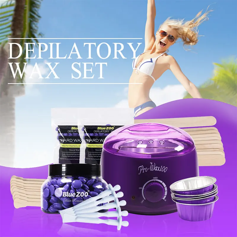 

Wax Bean Heater Melting Wax Machine Suits Wax Therapy Machine Professional Mini Suit Purple Cosmetic