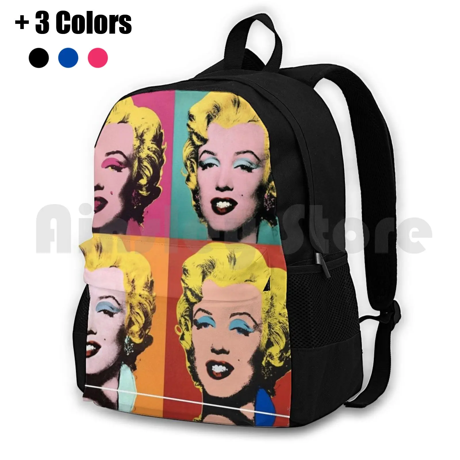 

Уличный походный рюкзак Marilyn, водонепроницаемый походный рюкзак Marilyn для путешествий, поп-синий цвет Мэрилин Монро