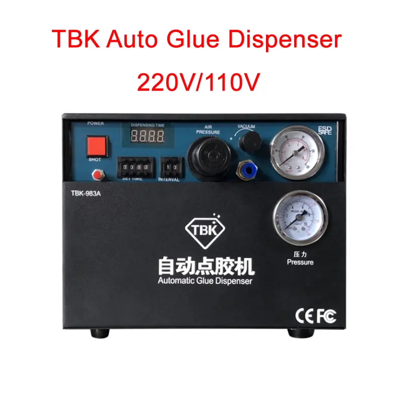  TBK 983A automatic glue dispenser solder paste liquid controller dropper fluid dispenser built-in a