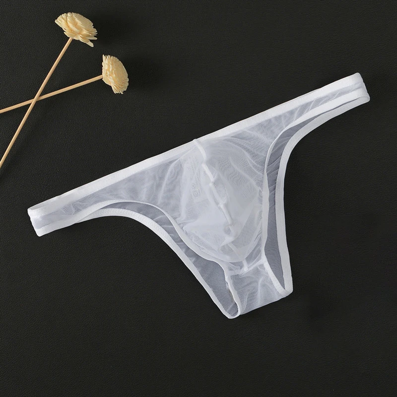 Men's Sexy See Through Briefs Mesh Gauze Sheer Transparent Seamless Panties Underwear Low-Rise Ultra-Thin Male Underpants Cuecas Men's Sexy See Through Briefs Mesh Gauze Sheer Transparent Seamless Panties Underwear Low-Rise Ultra-Thin Male Underpants Cuecas