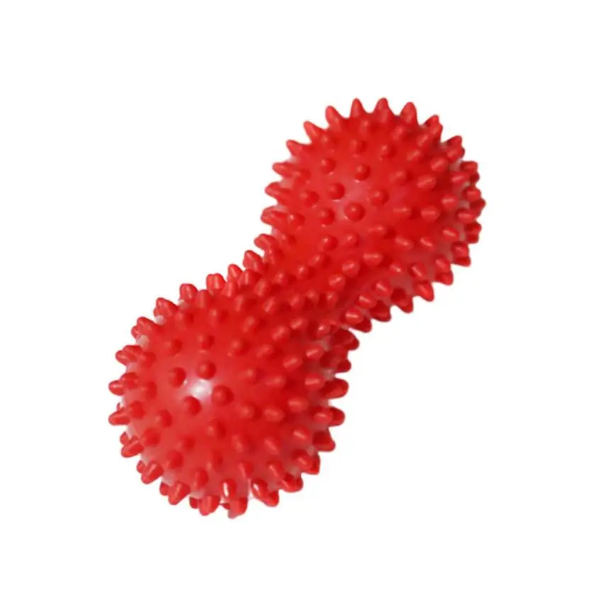 7cm Peanut Shaped Massage Ball PVC Stress Foot MassagerFor Body Exercise Therapy