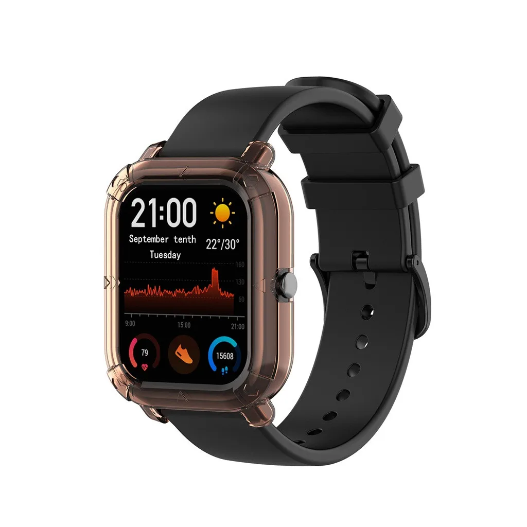 ТПУ Рамка Бампер чехол оболочка протектор для Xiaomi Huami Amazfit GTS Watch SmartWatch
