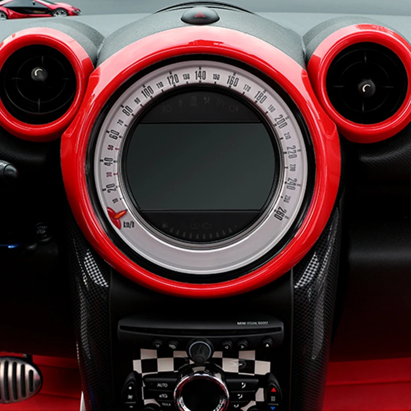 

CarDashboard Sides air conditioner Vent decoration Protection Shell For Bmw MINI Countryman R60 Cooper S CarInterior Accessories