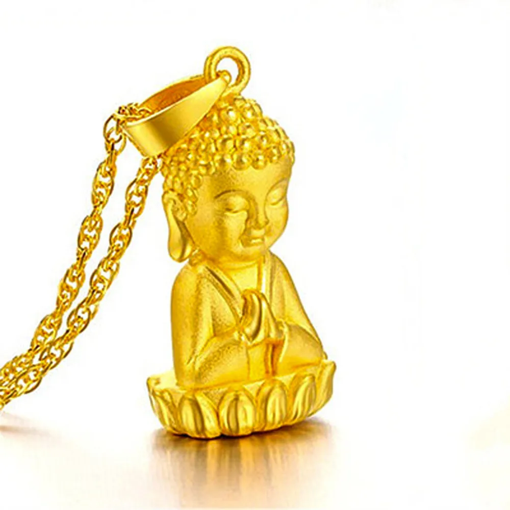 Специальное предложение Lithe Creative Rulai Будда ожерелье из Стерлингового золота Йога