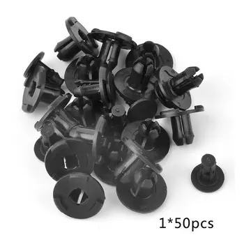 

New 50pcs/set 11619 8MM Plastic Car Interior Trim Card Panel Fixed Clamp Door Fastener Buckle Plastic for Nissan for Infiniti