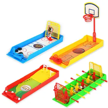 

Children'S Puzzle Interactive Desktop Toys Finger Football Basketball Ice Hockey Golf Mini Finger Sports Toys