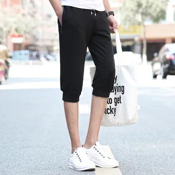 

A587 Large size shorts men shorts for men summer color code Male Fitness Men's casual fifth loose summer