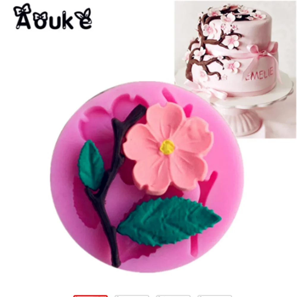 1PCS 3D Beautiful Flowers Shape Silicone Mold DIY Epoxy Resin Cake Baking Decoration Flower | Дом и сад