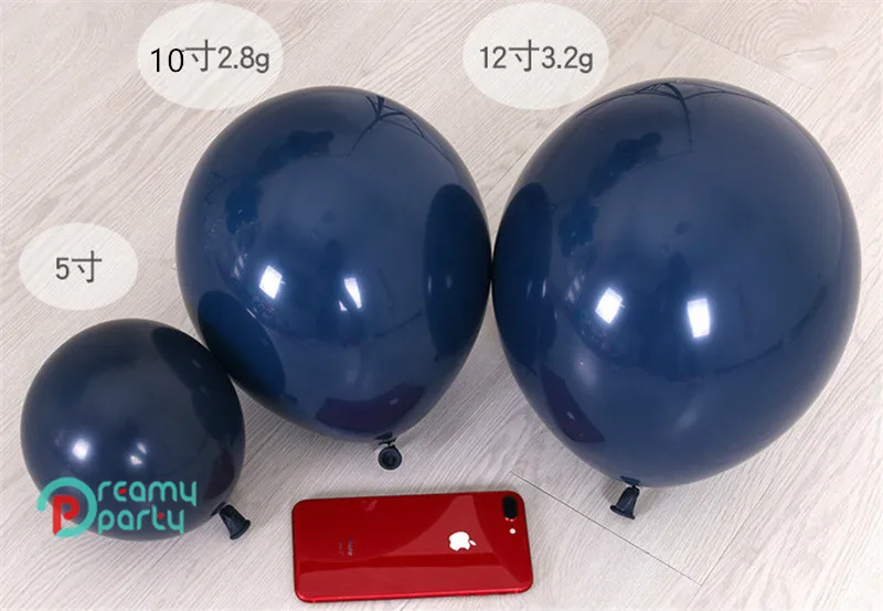 10 шт. латексные темно синие воздушные шары 5 &quot10&quot 12 &quotДень рождения душ