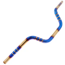 Руль мотоцикла 22 мм мотоциклетный руль сопротивления изготовлен из железа, более стойкий и более прочный-двухцветный Круглый Стиль