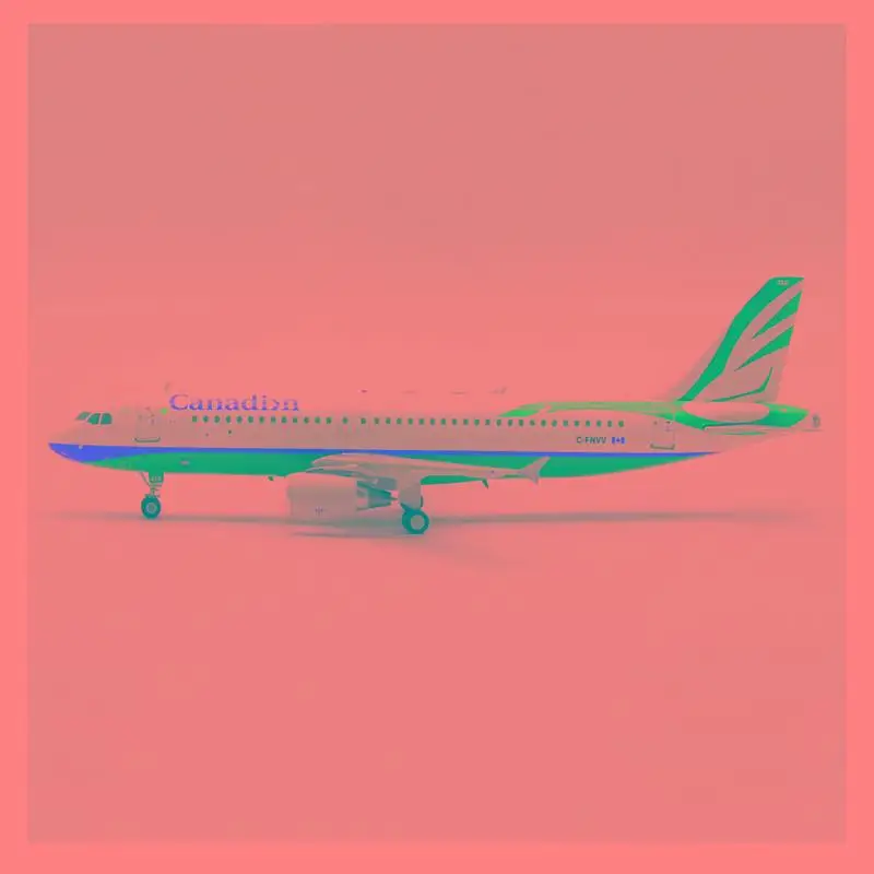 Inflight канадский AIRBUS A320 C-FNVV 1/200 литой под давлением самолет модель самолета