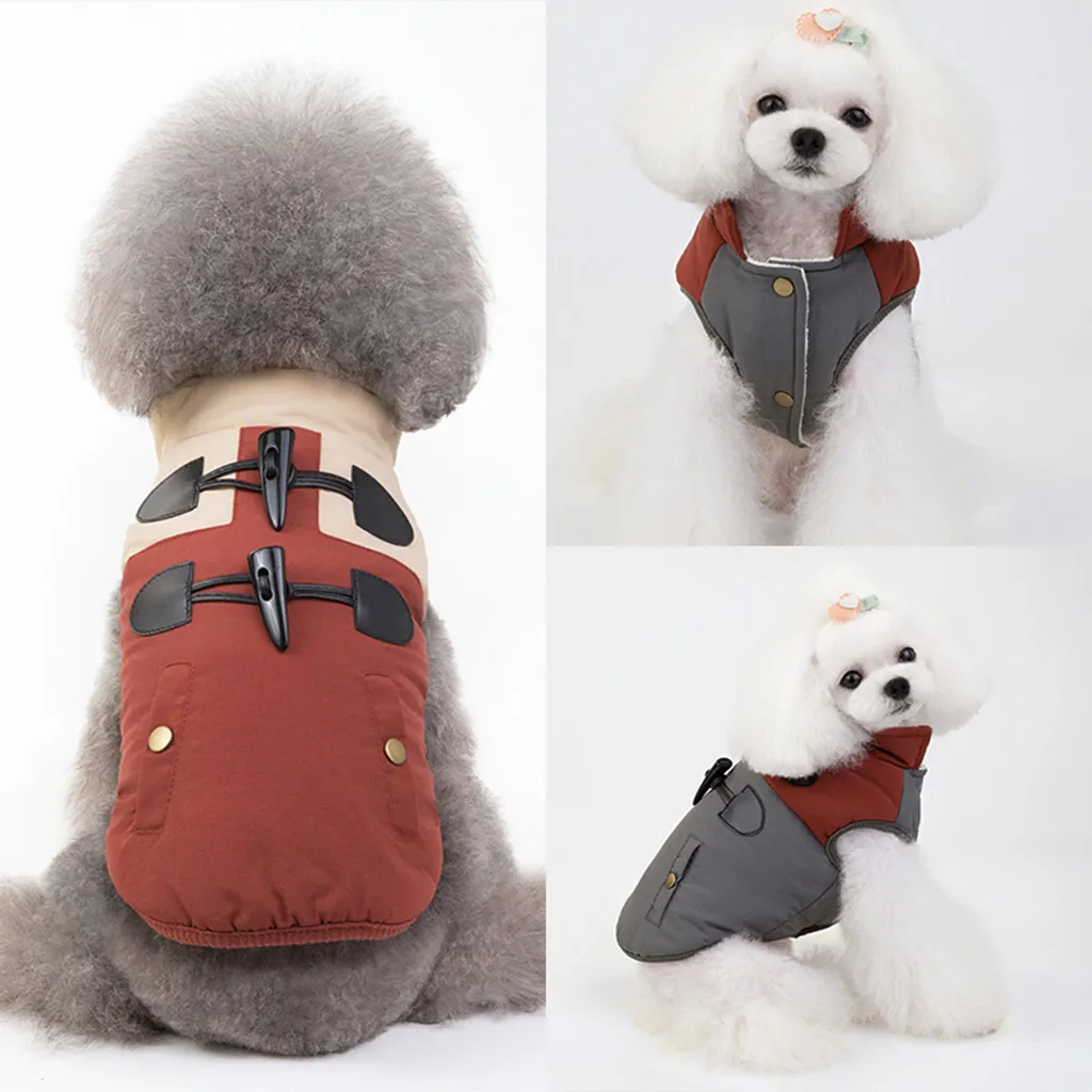 Pet рубашка жилет для собаки куртка щенок толстовка пальто Домашние животные кошка теплая одежда пальто# WY8