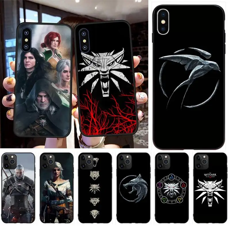 

PENGHUWAN Wizard 3 Wild Hunt Game TPU black Phone Case Cover Hull for iPhone 11 pro XS MAX 8 7 6 6S Plus X 5S SE XR case