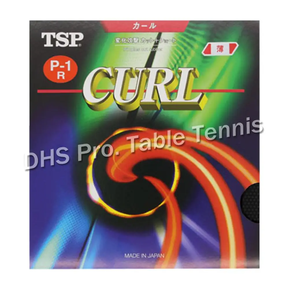 TSP CURL P-1R(P-1 R) Настольный теннис резиновый(используется Joo Se-Hyuk, Seo Hyowon) Pips-длинная губка для пинг-понга