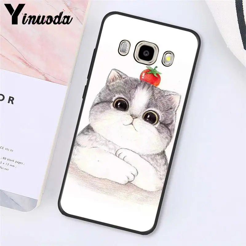 A2 Yinuoda подарки на год милый чехол для телефона с котами для samsung Galaxy J7 J6 J8 J4 J4Plus J7 DUO J7NEO J2 J5 Prime - Цвет: A2