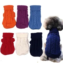 

Pet Dog Sweaters Winter Pet Clothes for Small Dogs Warm Sweater Coat Outfit for Cats Clothes Woolly Soft Dog T Shirt Jacket