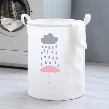 

Snailhouse Waterproof Laundry Hamper Folding Clothes Storage Baskets Home decoration storage barrel kid toy organizer basket