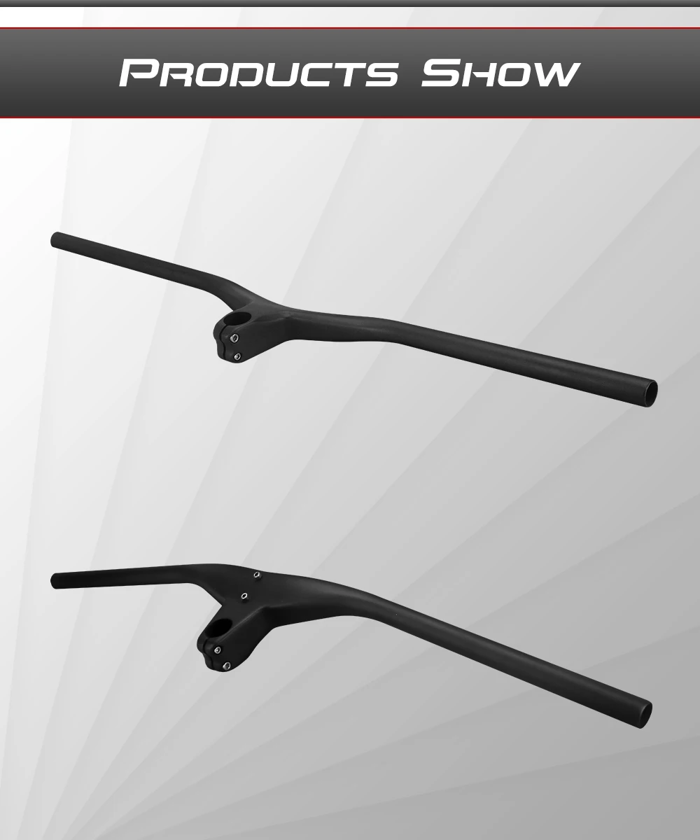 Carbon Riser Integrated Handlebar 7 Degree 760/780/800mm MTB Bike