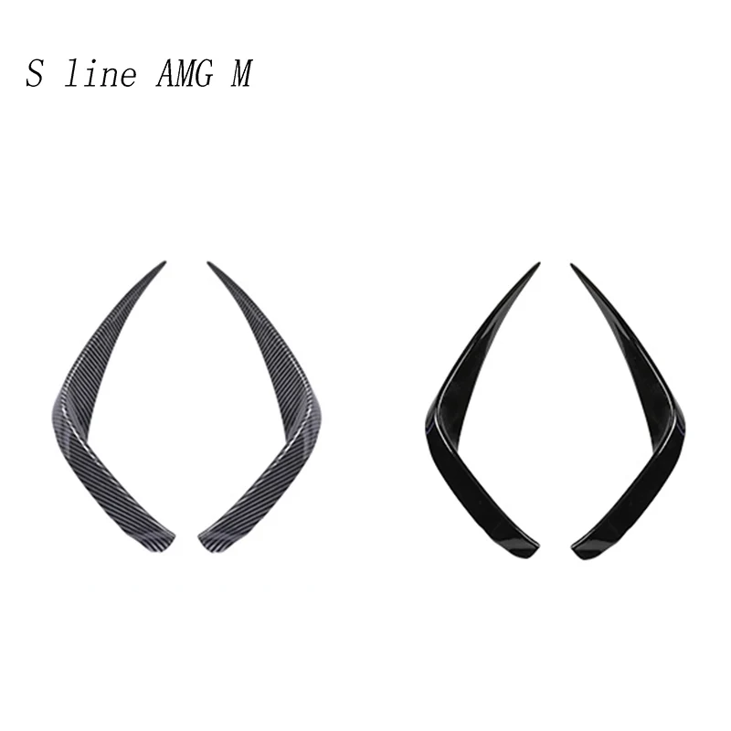 Car styling for BMW 3 Series G20 G28 2020 Trunk Rear fog lamp grille slats auto lights covers Stickers Carbon fiber Accessories