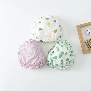 

3pcs/lot Baby Girls Bloomers PP Shorts Baby Summer Girls Clothes Newborn Toddler Nappy Cover Bottom Infant Bloomer Briefs Diaper