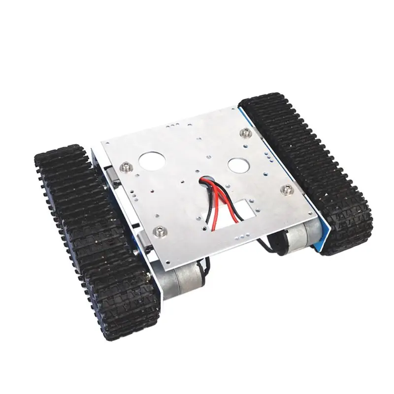 Алюминиевый Танк робот шасси DC 9-12v гусеничный DIY комплект для сборки - Цвет: A