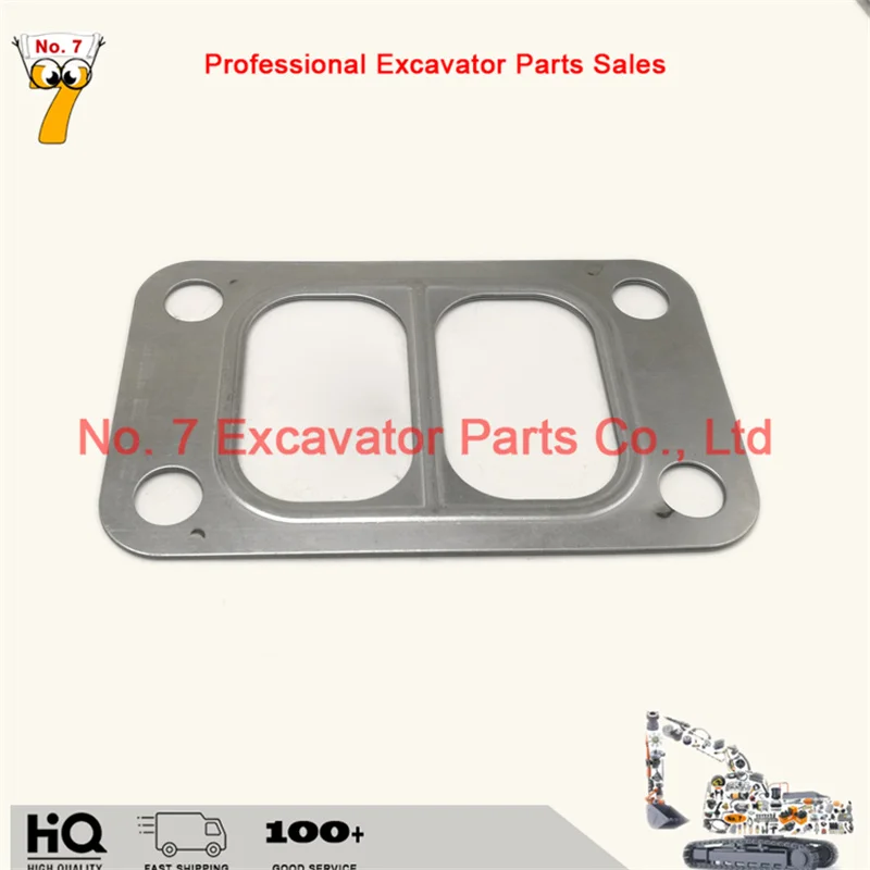 Excavator parts Caterpillar E320D 323D DL EFI engine C6.4 exhaust manifold gasket, screw, turbocharger gasket