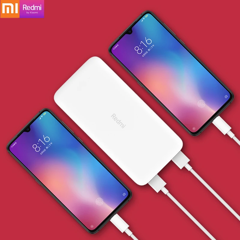 Xiaomi Redmi 10000 мАч/20000 мАч 18 Вт QC3.0 Быстрая Зарядка Power Bank стандартная версия для Samsung Note