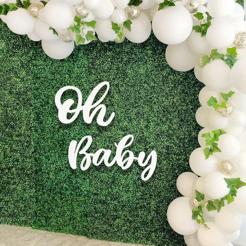 Наклейка на стену Oh Baby It's A Boy Girl Shower украшение 1-й день рождения декор для