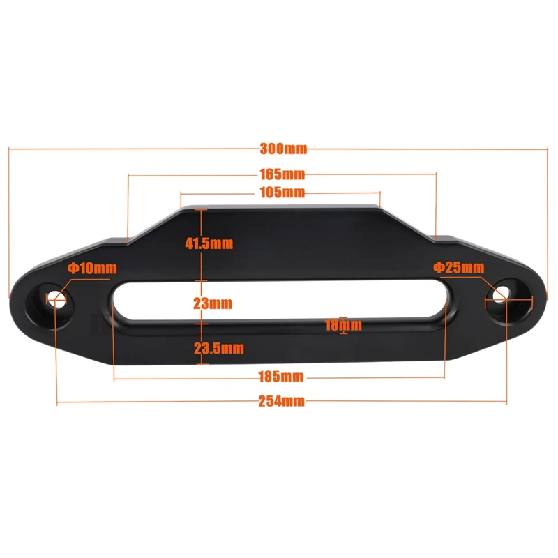 16800 Lbs лебедка Fairlead 10 дюймов 254 мм синтетический трос лебедки Fairlead для Suv Atv Utv Универсальный Буксировочный трос Fairlead