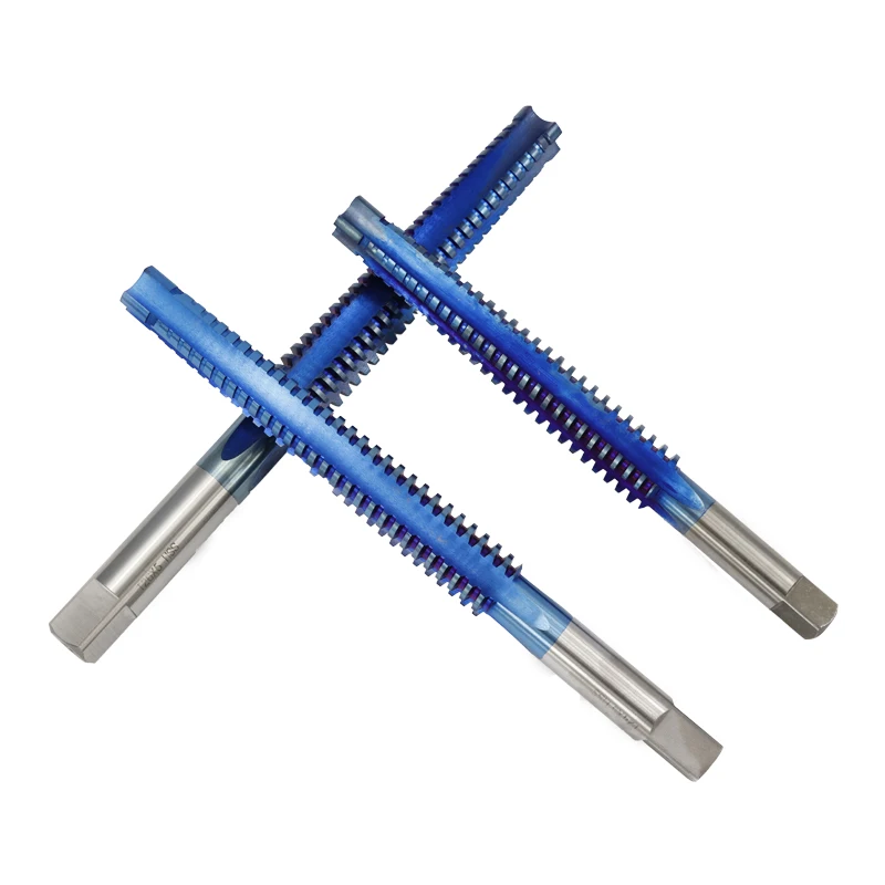 1pc TR20-26 Left/Right Hand Machine Screw Tap Drill Nano Blue Coated Metric Thread Tap For Drilling Metal HSS Machine Thread Tap