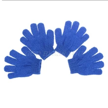 4 шт Exfoliationg перчатки для ванны и душа очищающие гладкие мягкие для лица ноги тела