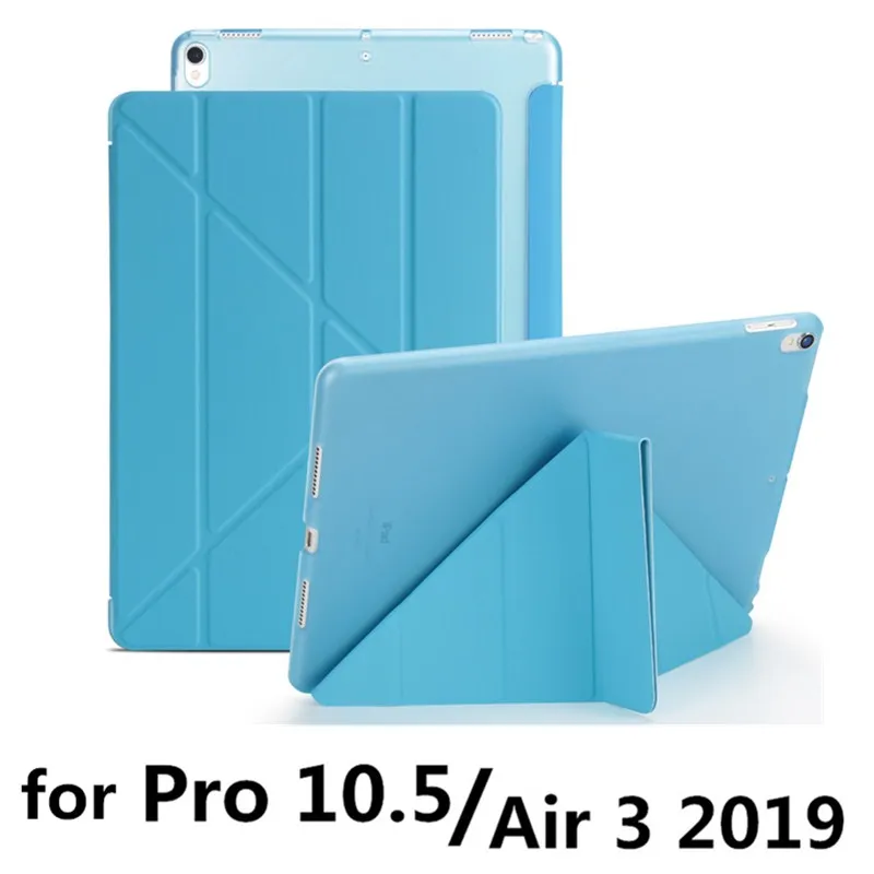 ТПУ чехол для iPad Pro 10," Air 3 тонкий мягкий сенсорный Магнитный чехол-подставка для iPad 9,7 чехол 5th 6th чехол для планшета+ ручка - Цвет: pro 10.5 blue