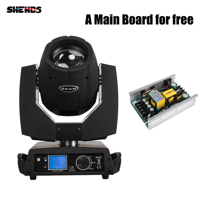 

SHEHDS 7R 230W Beam Moving Head Lighting DMX Controller Lyre For Atmosphere Of Disco DJ Music Party Club Luces Concert