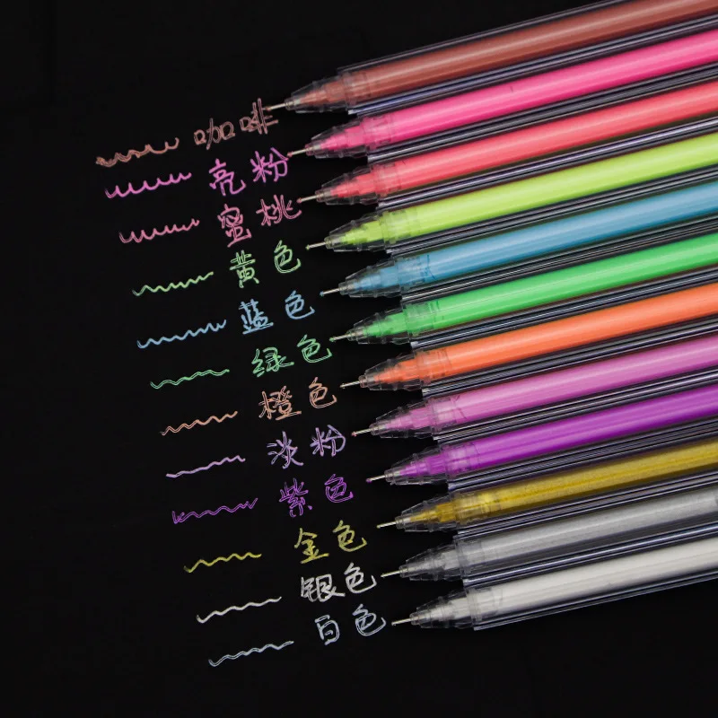 12 шт. цветной маркер сладкие конфеты текстовый маркер ручка креативный подарок Рисование Сделай Сам рисование подарок школьные принадлежности цветные Канцтовары
