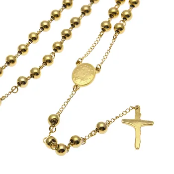

Hip Hop Fashion Zircon Jesus Cross Personality Exaggeration Pendant Necklace Jewelry Men And Woman Stainless Steel Jewelry Gift