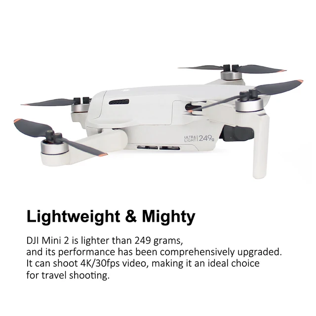 DJI Mavic Mini 2 Drones 4K Camera RC Helicopter Professional GPS Quadcopter 4x Zoom 249g Ultralight 10km Transmission 3