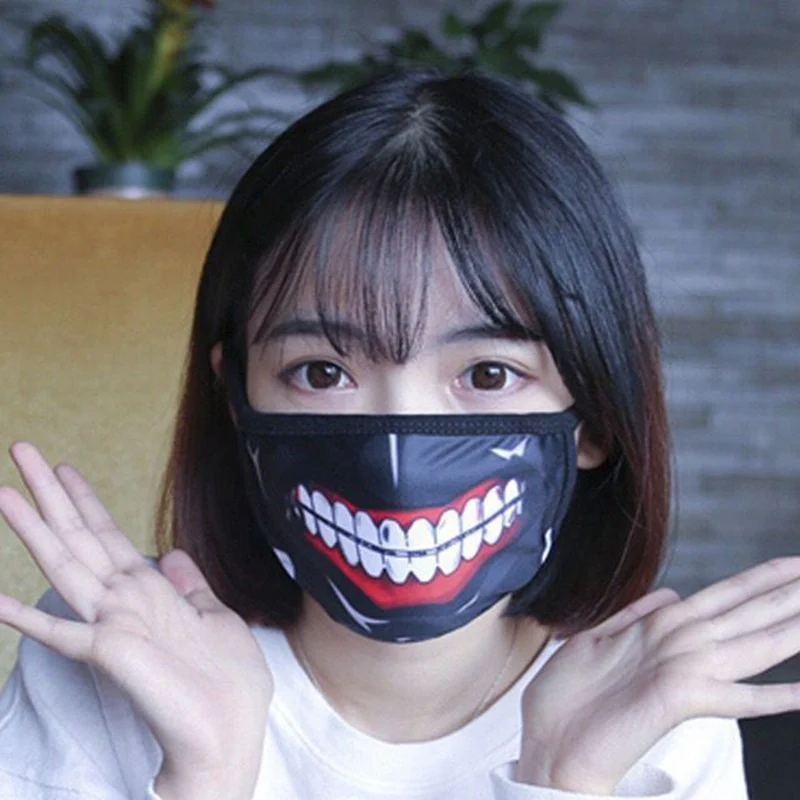 Одежда с надписью «Tokyo ghoul 2 для косплея канеки кэна, Пылезащитная маска Аниме Косплэй