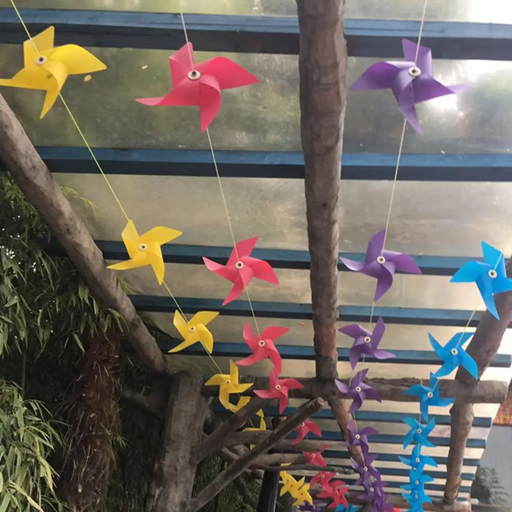 10Set Windmill Pinwheel Wind Spinner Garden Yard Art Decoration Outdoor Toys DIY