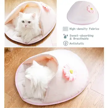 

Flip Flop Style Cat Bed House Warm Cotton Slippers Soft Puppy Bed Cat Sleeping Bed Cat Cushion Mat Pet Products 53x45x25CM
