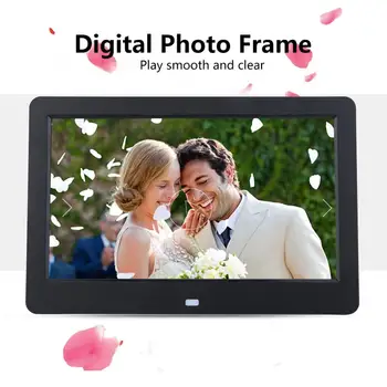 

10in Digital Photo Frame Portable 1024*600 HD Desktop Multiple Language Photo Frame Clock/Music/Video Player eBook Business Gift