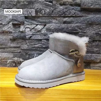 

Australia's top quality women's shoes in 2019, the latest women's snowshoes with short buckles, real sheepskin, 100% pure natura