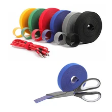 Cable-Ties Fastener Power-Wire Pp-Straps Reusable 5-Meters Loop-Tape Yes Multifunction