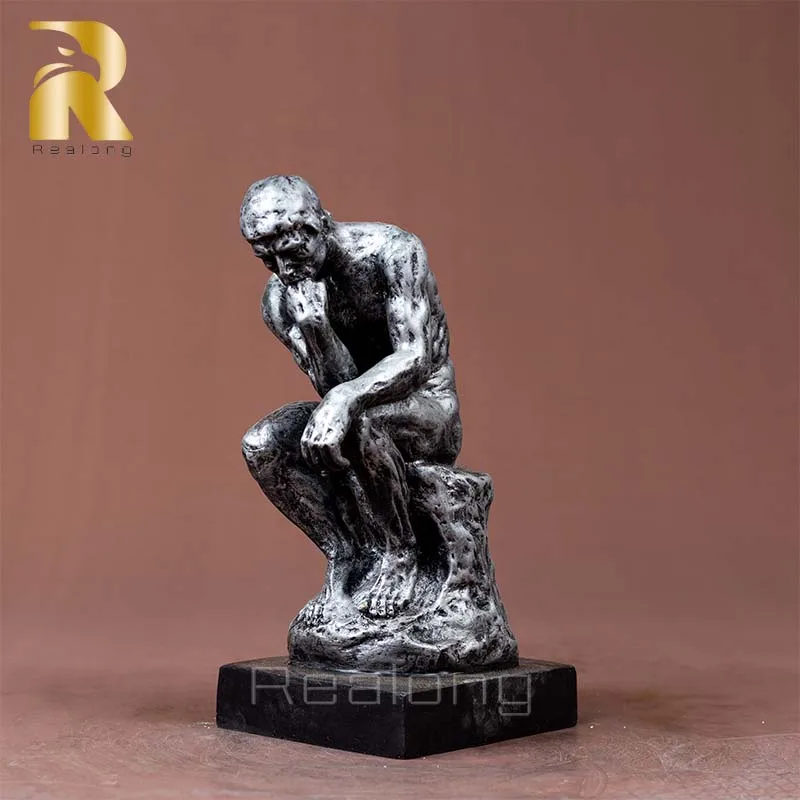 The Thinker Bronze Statue Famous Bronze Thinking Man Sculpture