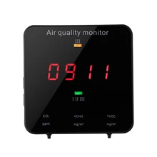 KF-906B Multifunktionale Formaldehyd TVOC HCHO Detektor Luft Analysator Kohlendioxid CO2 Meter Gas Detektor Luft Qualität Monitor