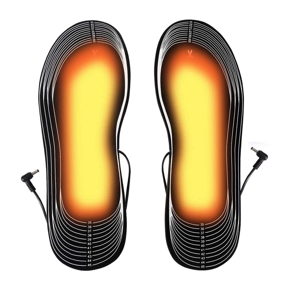 

USB Heated Shoe Insoles Electric Foot Warming Pad Feet Warmer Sock Pad Mat Winter Outdoor Sports Heating Insoles Winter Warm